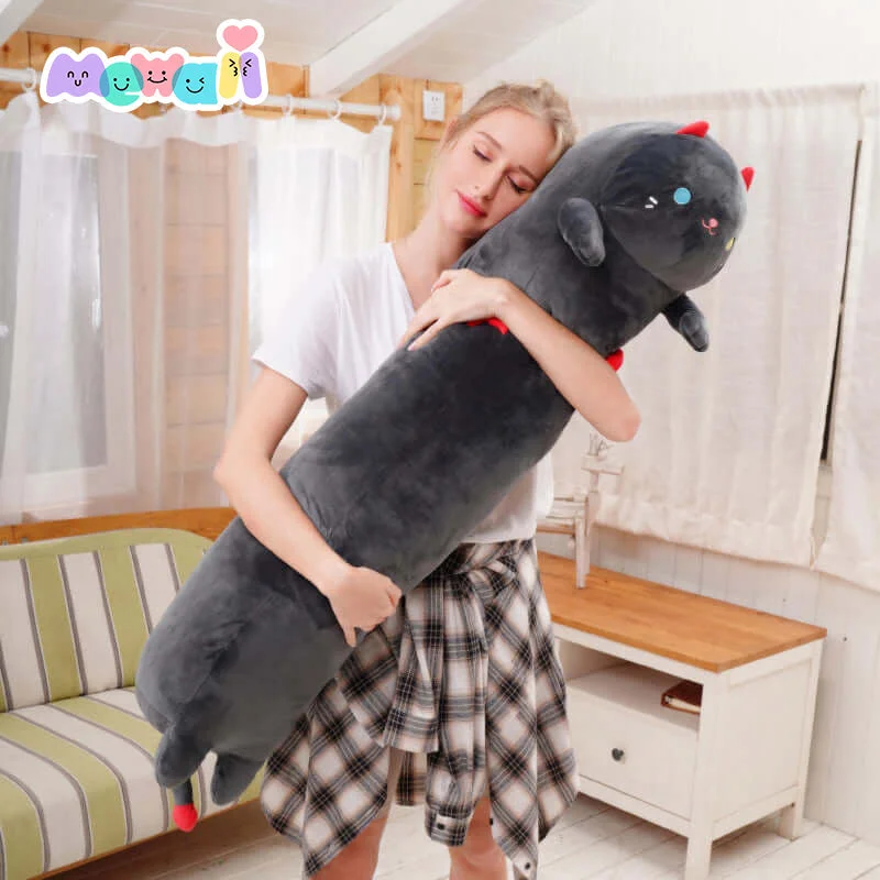 Mewaii® Long Cat Plush Body Pillow Loooong Family Long Cat Kitten Plush Pillow Squishy Toy
