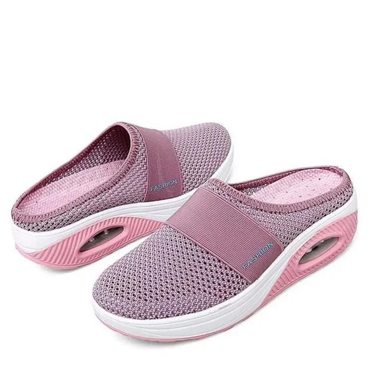 air cushion slip on walking shoes