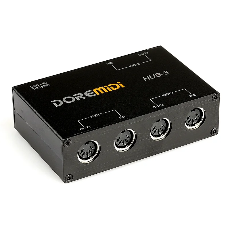 DOREMiDi MIDI 3x3 Box MIDI Interface MIDI Box MIDI HUB-3