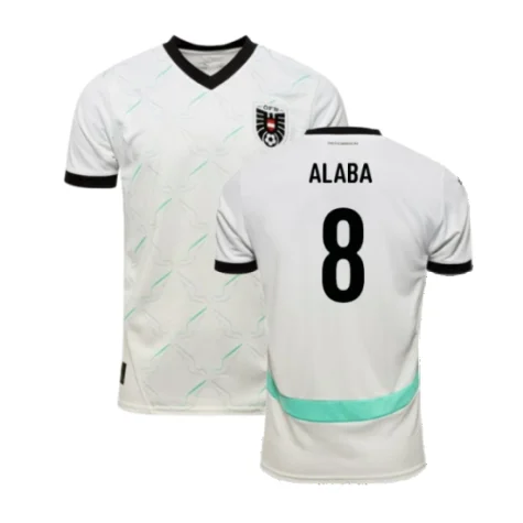 Österreich David Alaba 8 Away Trikot UEFA EM 2024