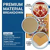 (25x25cm)DIY Pearl Painting Xmas Framed Handmade Pearl Material Art Kit Living Room Decor