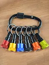 6pcs/Set 1/4 Inch Hex Shank Screwdriver Bits Holder Keychain Portable Hand Tool