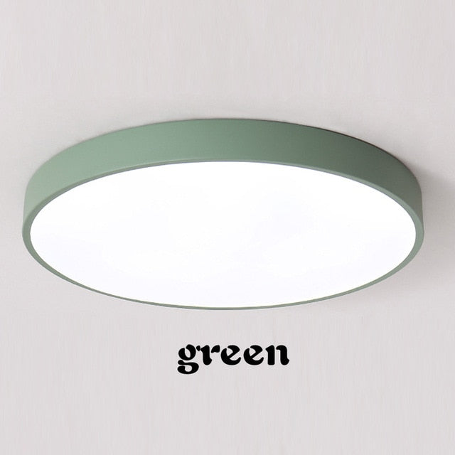 LED Ceiling Light Modern Lamp Living Room Lighting Fixture Bedroom Kitchen Surface Mount Flush Panel Remote Control