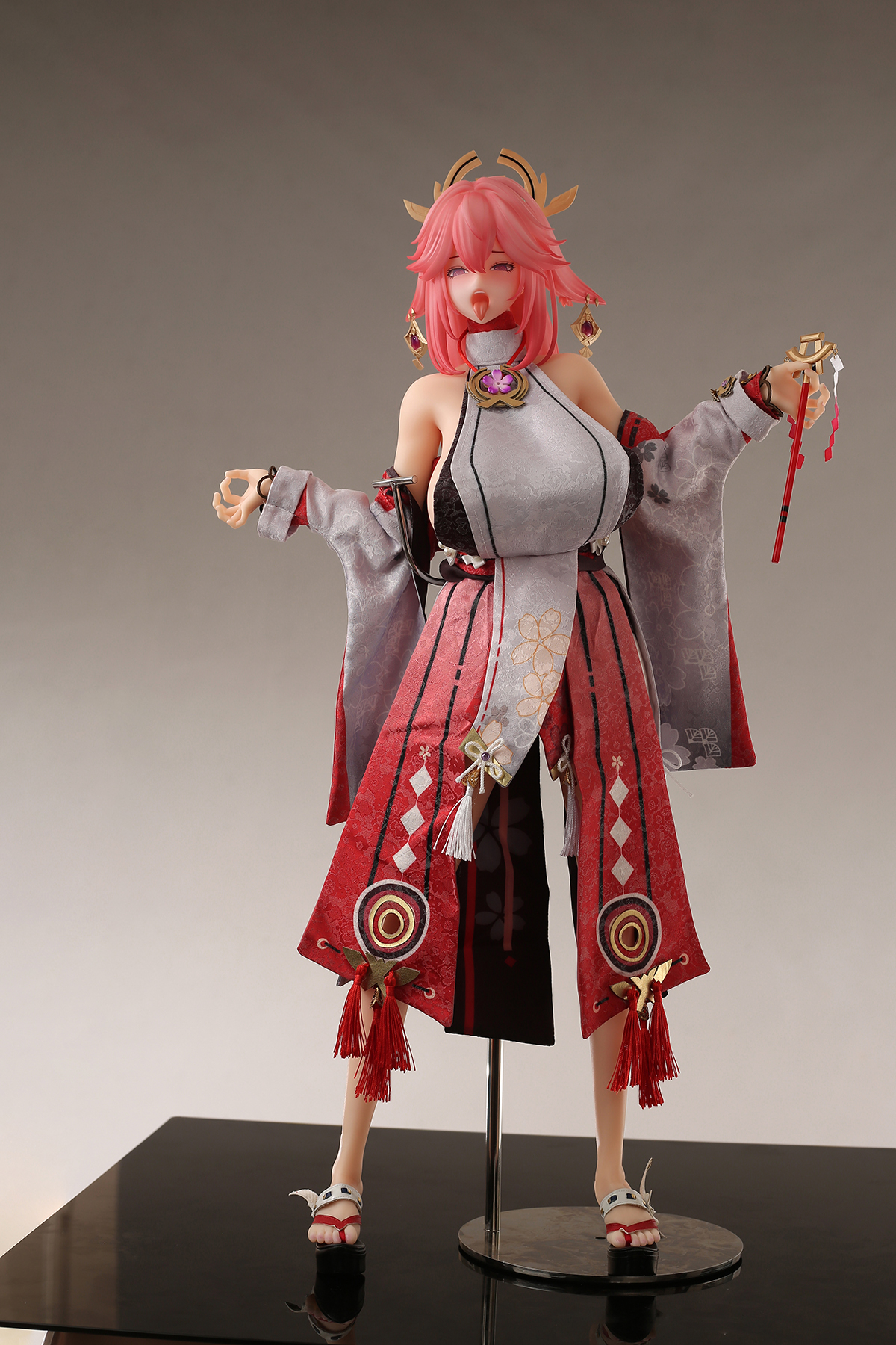 Yu Zhai Ren Xing Studio - Genshin Impact Little Fox Yae Miko Statue(GK) (Adult 18+)-