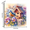 Framed Diamond Painting - Full Round Drill - Bird (25x25cm)
