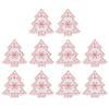 

20pcs 5cm Wood Christmas Hanging Ornaments Pendant DIY Xmas Tree Decor (J), 501 Original
