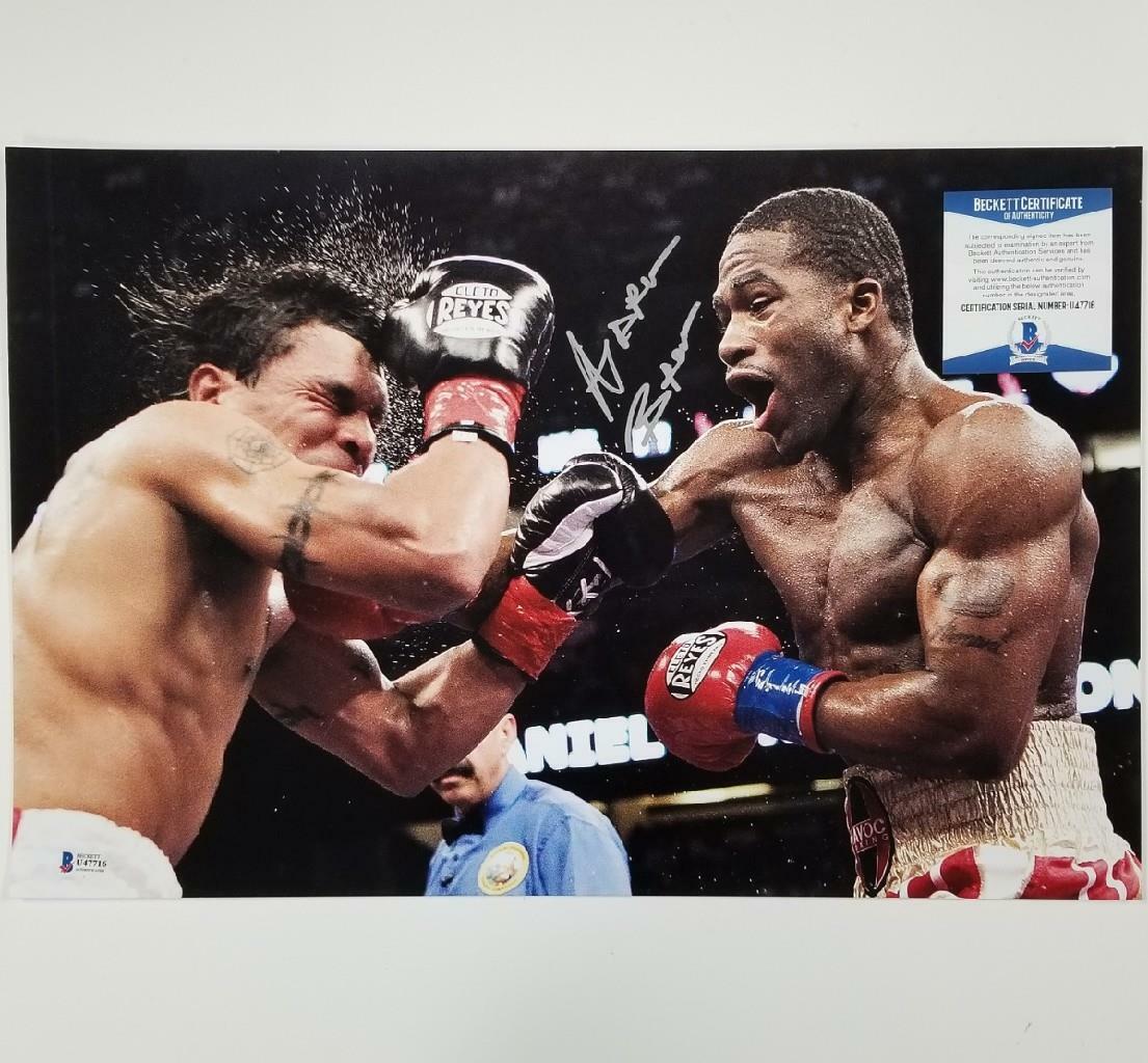 Adrien Broner signed 12x18 Photo Poster painting Boxing Autograph A ~ Beckett BAS COA