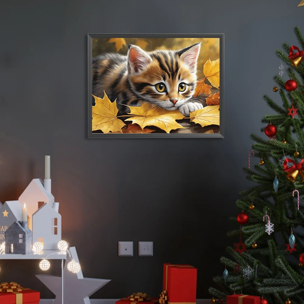 Diamond Painting - Full Square Drill - Cat(Canvas|40*30cm)