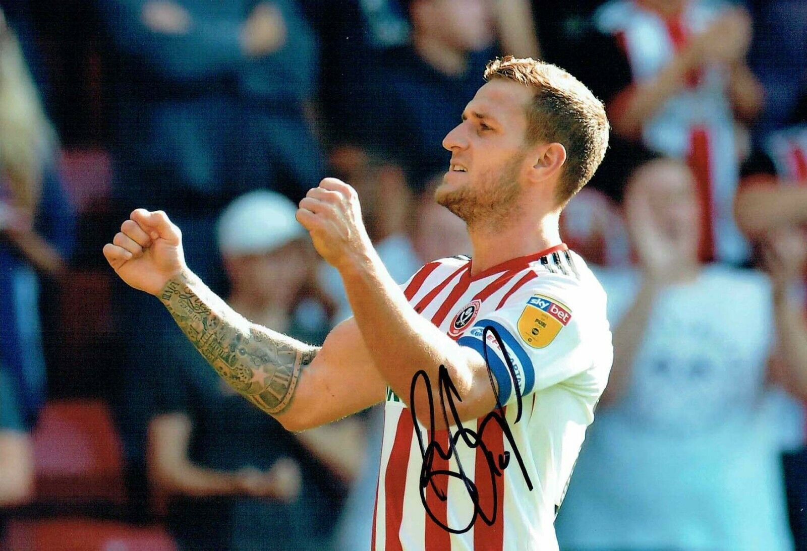 Billy SHARP Sheffield United Signed Autograph 12x8 Photo Poster painting 1 AFTAL COA Sheff Utd