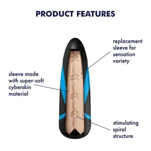 pornhint Pornhint Men Male Masturbator Textured Flexible Stroker Sleeve Suction Sex Toy