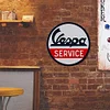 Vespa Service - Round Metal Tin Signs(12*12Inch) - Vehicle
