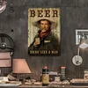 Drink Like A Man - Metal Tin Signs(8*12Inch/12*16Inch) - Bar