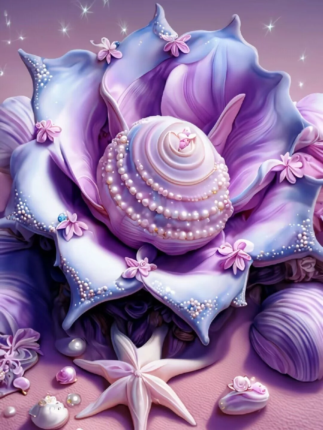 Diamond Painting - Full Round/Square Drill - Dream Shell (30*40 - 50*60cm)
