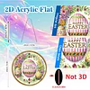 Easter Egg DIY Diamond Painting Hanging Pendants Acrylic Crafts Kit for Home Wall Decor