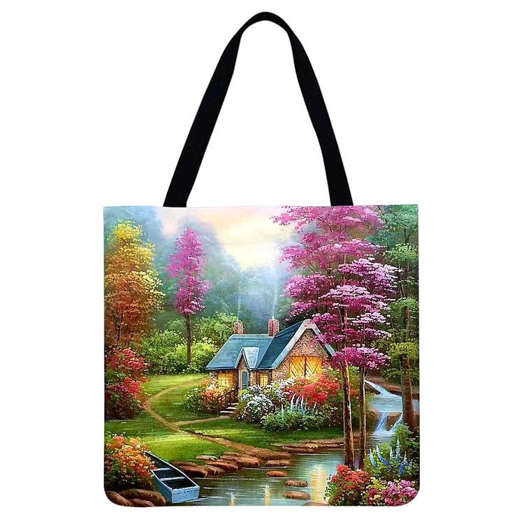 Landscape - Linen Tote Bag