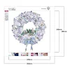Christmas Wreath-Crystal Rhinestone Diamond Painting