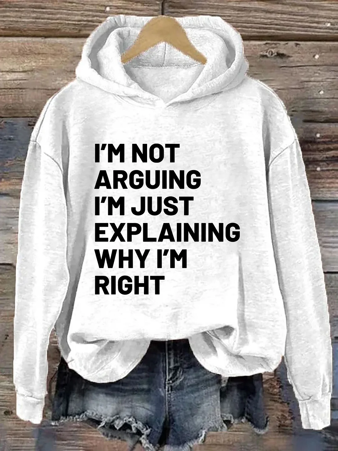 Not Arguing I'm Just Explaining Why I'm Right Hoodie