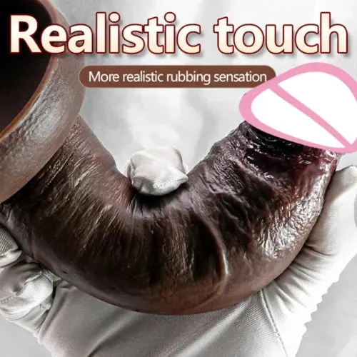Black Big Dick Dildo Huge Penis Anal Suction Cup Vagina Orgasm G-spot  Stimulator