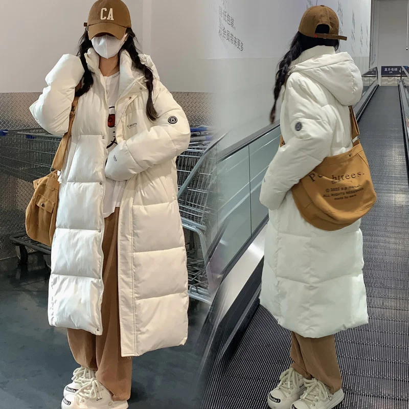 Toloer Cotton-Padded Jacket 2024 New Oversize Cotton-Padded Jacket In The Long Coat-Outfit Ideas