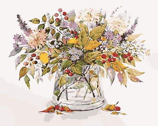 

Flower Bouquet Acrylic – Paint By Numbers - 40*50CM, 501 Original