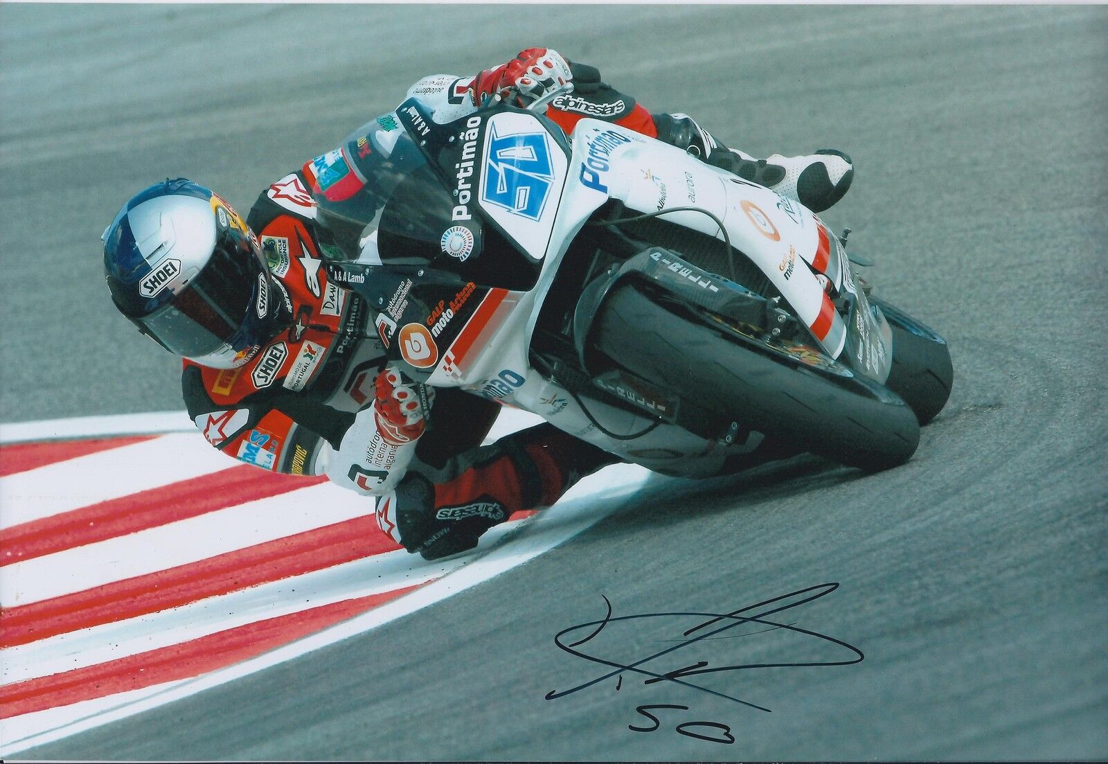 Eugene LAVERTY Signed 12x8 Photo Poster painting HONDA Racing Team AFTAL COA Autograph Genuine