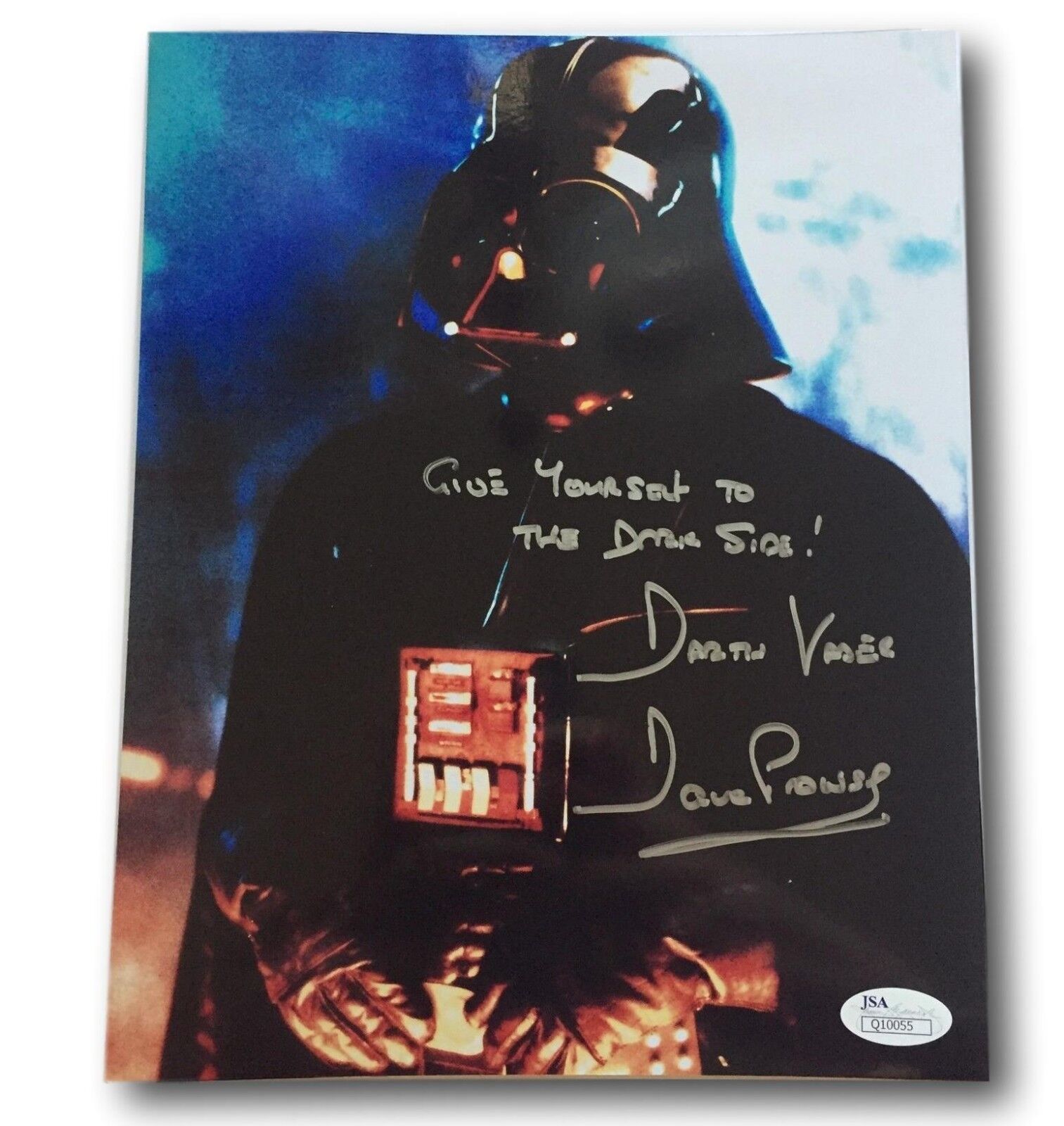 David Prowse Signed 8x Inscribed Dark Side