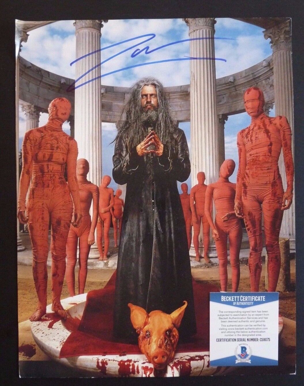 Rob Zombie Signed Autographed 11x14 Book Page Photo Poster painting Beckett Certified F1