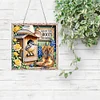 (US Local)Acrylic DIY Boots Hanging Diamond Art Kits Wall Door Decoration)