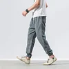 Gioiacombo&trade; Pantaloni harem da uomo in lino stile casual