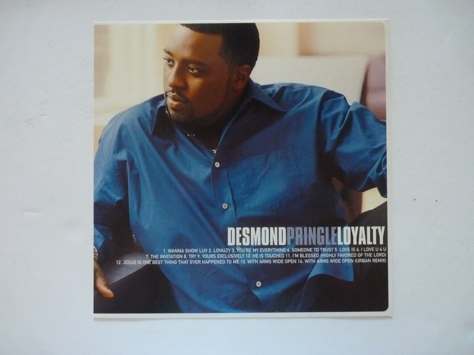 Desmond Pringle Loyalty LP Record Photo Poster painting Flat 12x12 Poster