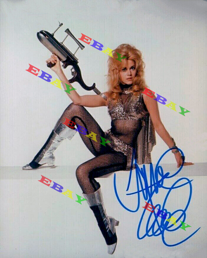 Jane Fonda Autographed Signed 8x10 Photo Poster painting Rep