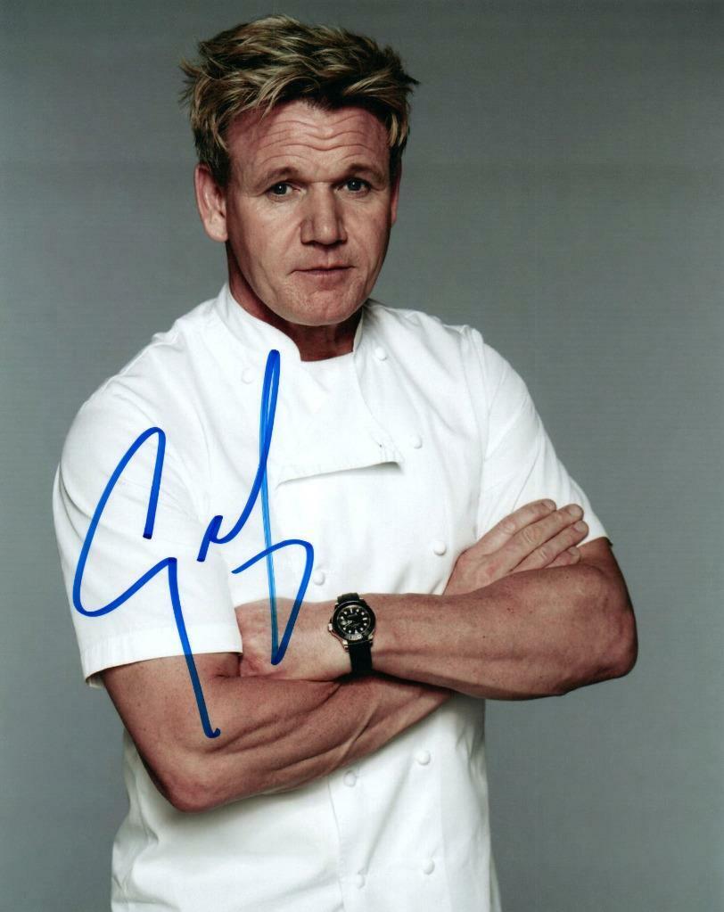 Gordon Ramsay 8x10 Signed Autographed Photo Poster painting Picture with COA