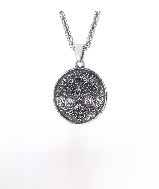 Retro Punk Tree 304 Stainless Steel Men'S