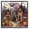 Halloween Ghost House-11CT Stamped Cross Stitch 40*40cm/15.75*15.75in tapestrymarket