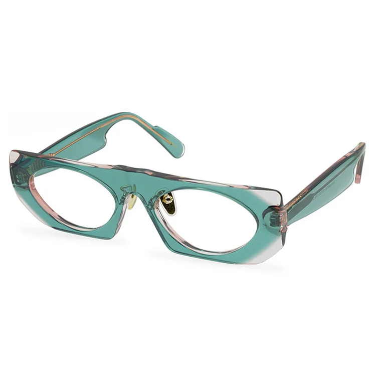 Advanced Personalized Acetate Glasses Frames Stylish Irregular Design with Top-End Quality for Men and Women