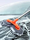 Car Washer Mop Double Brush Head Stretching Handle Car Wash Brush Telescopic Mop