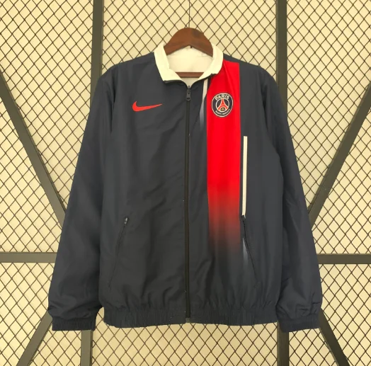 23/24 PSG Paris Saint Germain Double -sided windbreaker Football Shirt Thai Quality Set