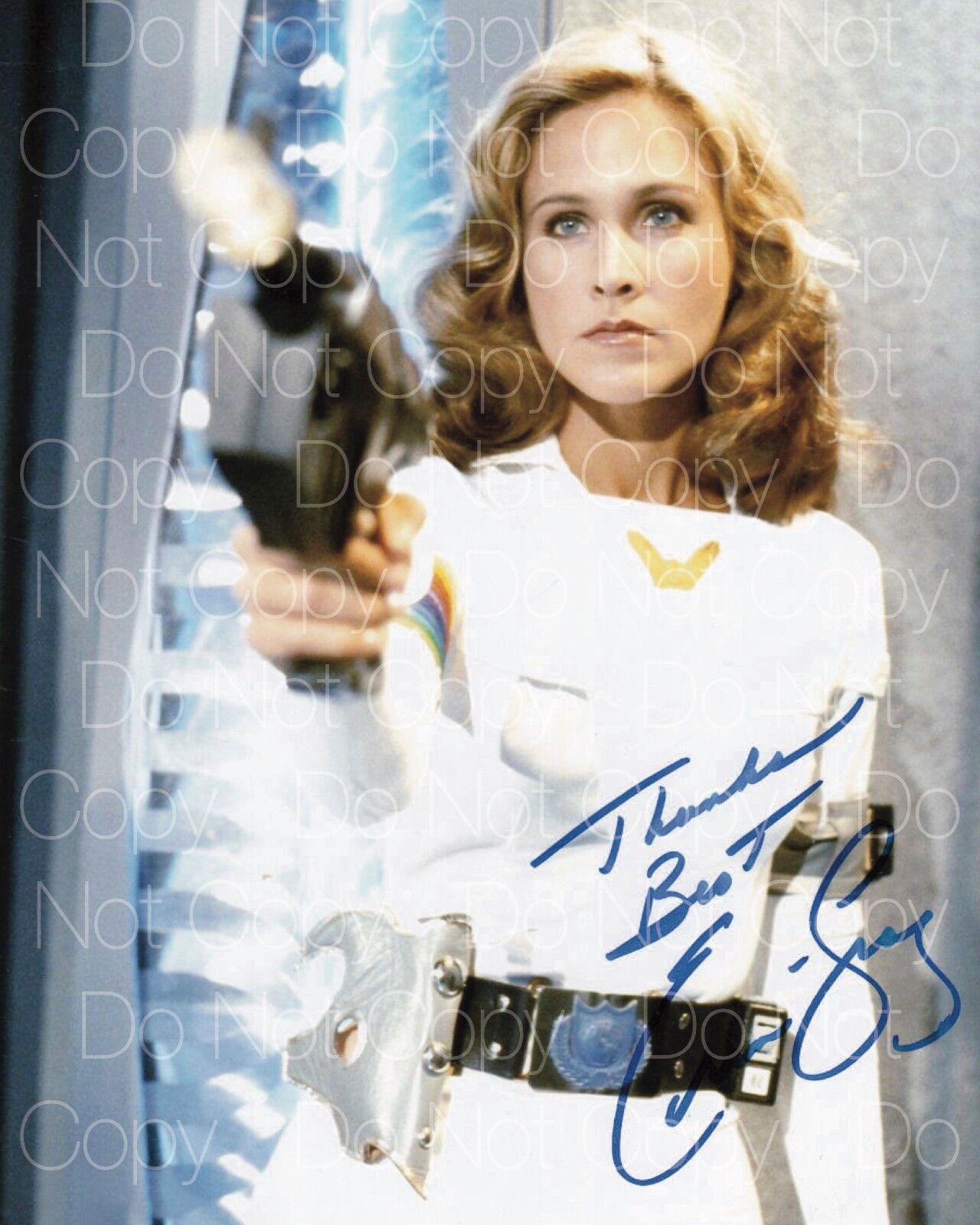 Buck Rogers 25th Century signed Erin Gray 8X10 Photo Poster painting picture poster autograph RP