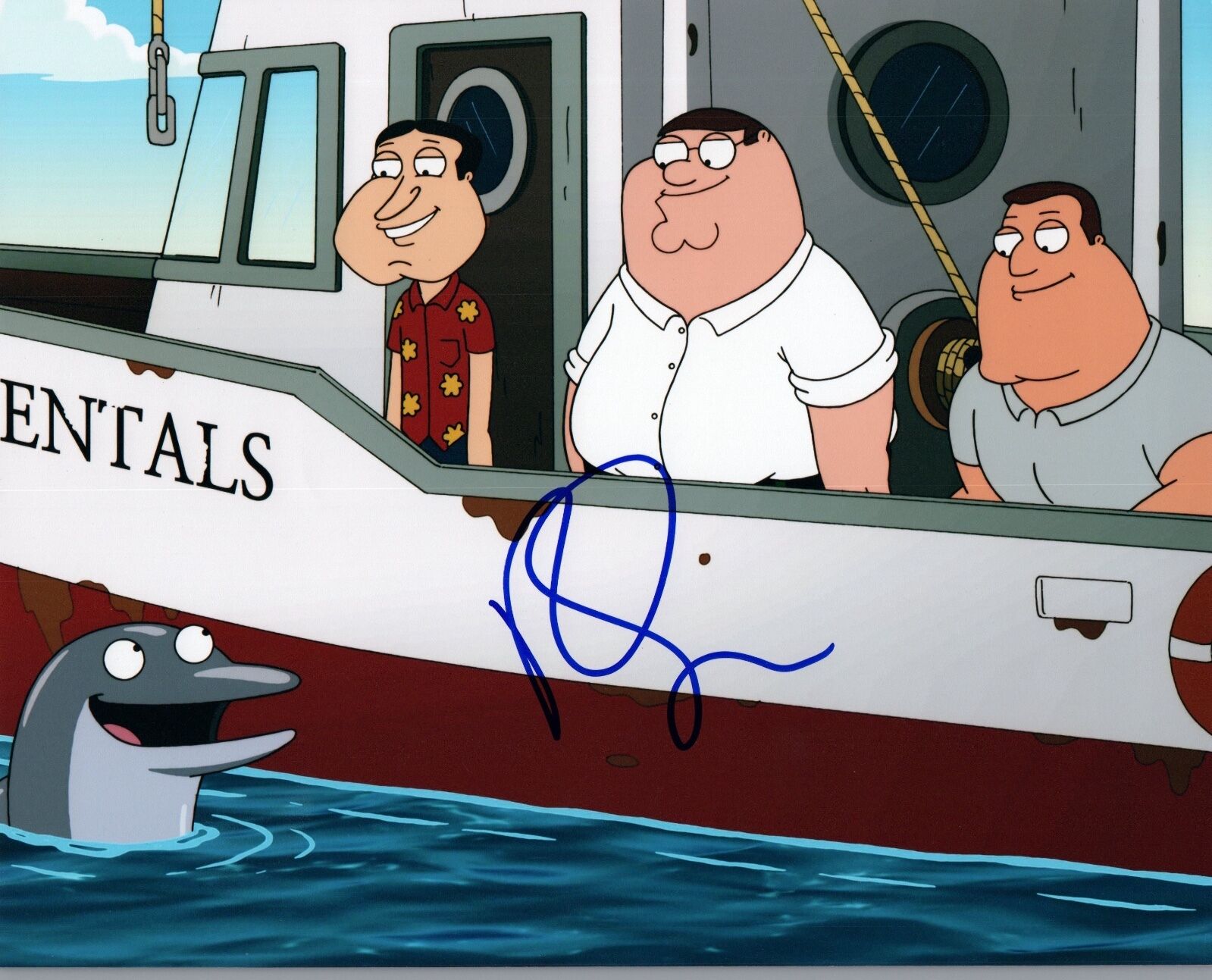 Ricky Gervais Signed Autographed 8x10 Photo Poster painting Family Guy The Office Muppets COA VD