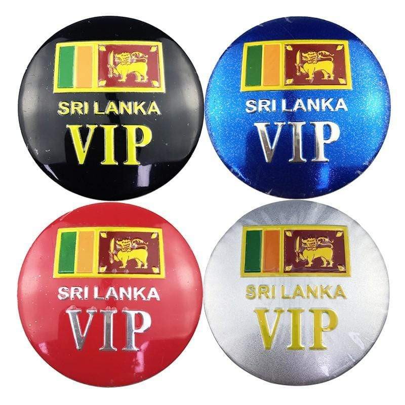 4PCS 56mm Sri Lanka Flag VIP Logo Car Wheel Center Hub Cap Sticker Emblem Badge Decal for SAAB SEAT Peugeot Doage KIA MG voiturehub dxncar
