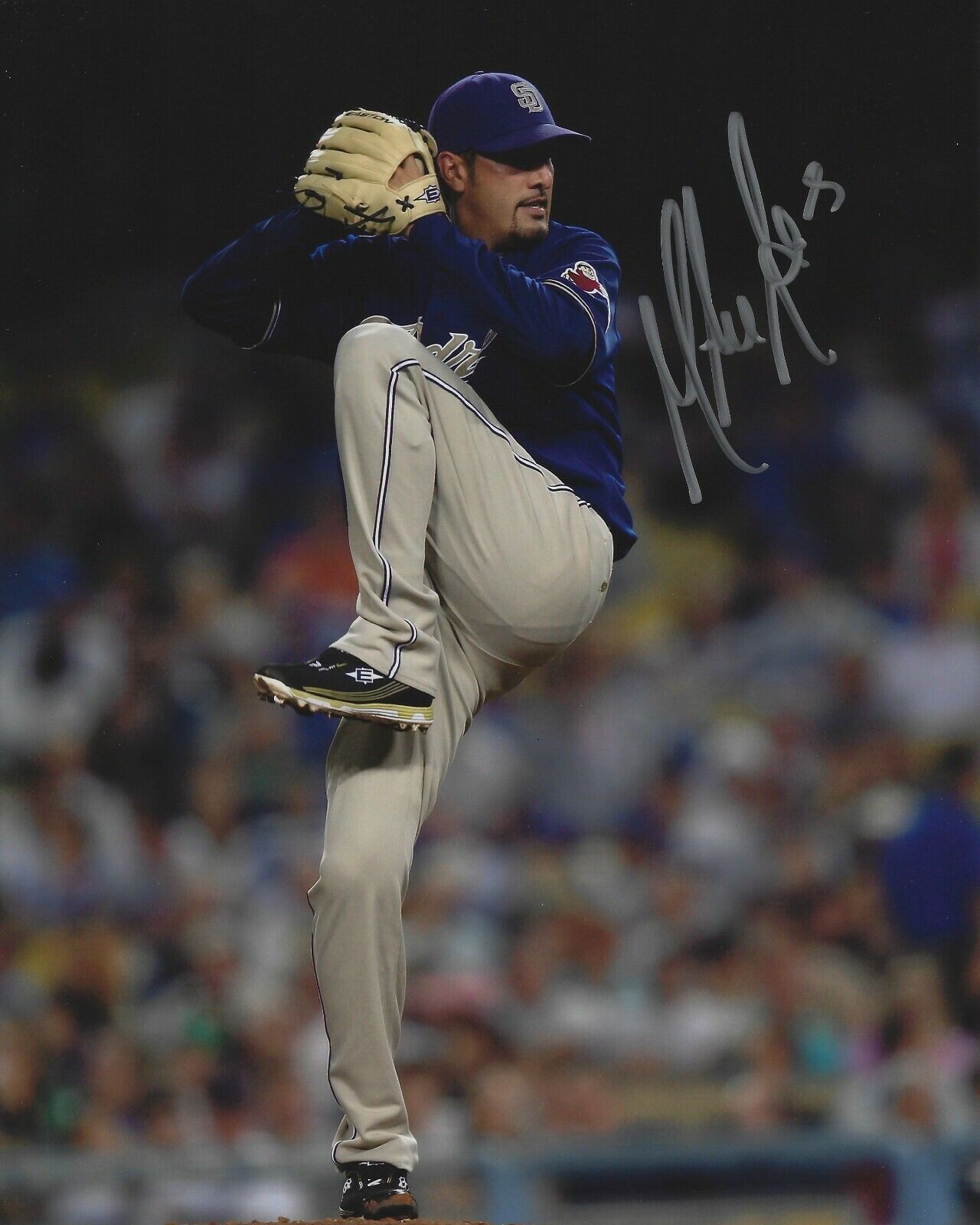 Mike Adams Signed Padres Baseball 8x10 Photo Poster painting Picture Autograph Rangers Phillies