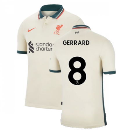 Maillot FC Liverpool Steven Gerrard 8 Extérieur 2021/22