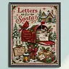 Santa Mail DIY 11CT 3 Strand Stamped Cross Stitch Kit for Adults 40x50cm tapestrymarket