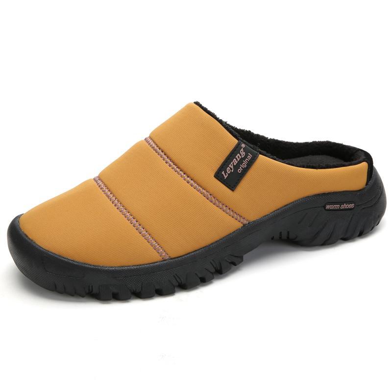 Dacomfy Mens Shoes Warm non-slip cotton slippers 