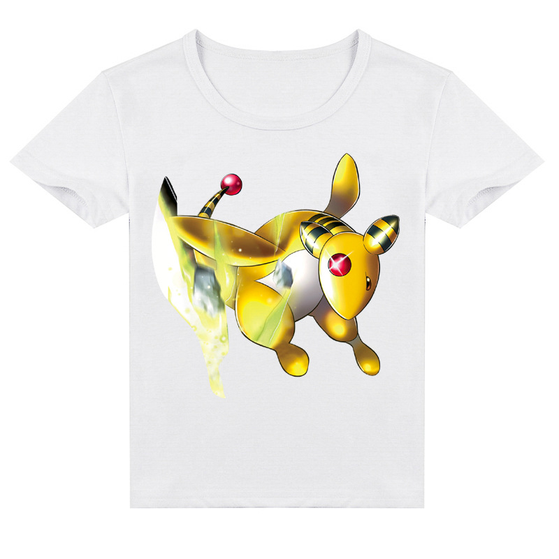 Mayoulove Pokémon T-Shirt - Catch 'Em All! Pikachu, Charmander & More - Cute & Comfy - for Kids & Parents Alike-Mayoulove