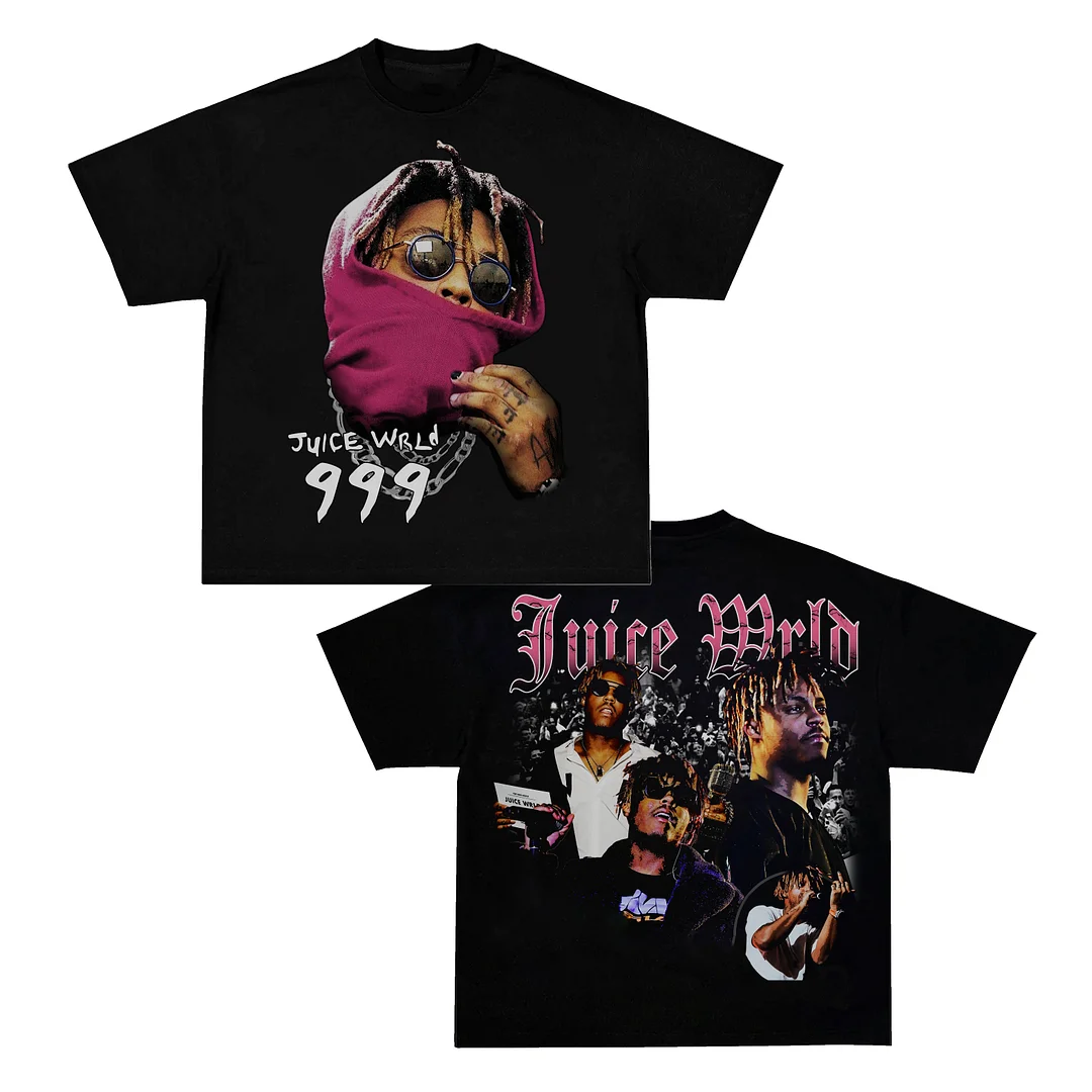 【Buy 5 Get 1 Free & Free Shipping】Street Hip Hop Fashion Printed Short Sleeve T-Shirt