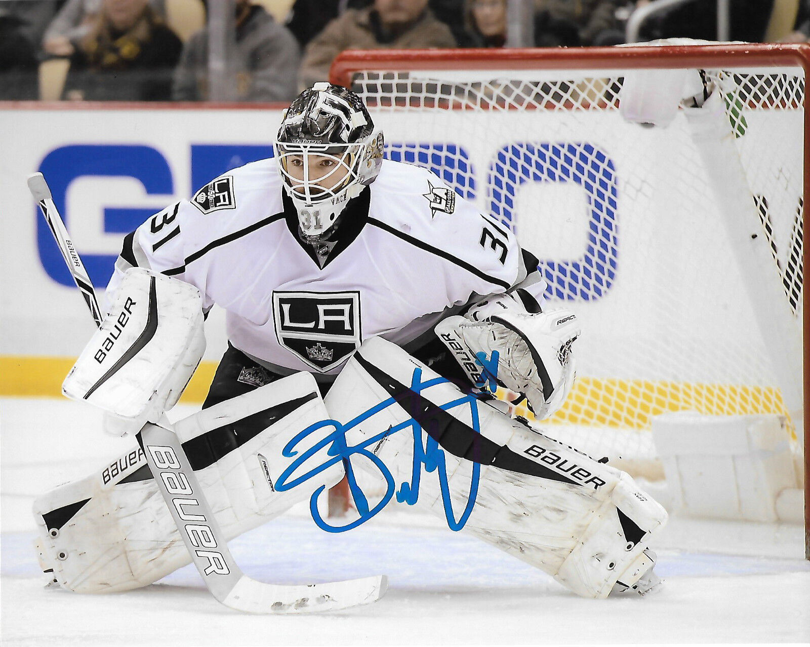 Los Angeles Kings Peter Budaj Signed Autographed 8x10 Photo Poster painting COA