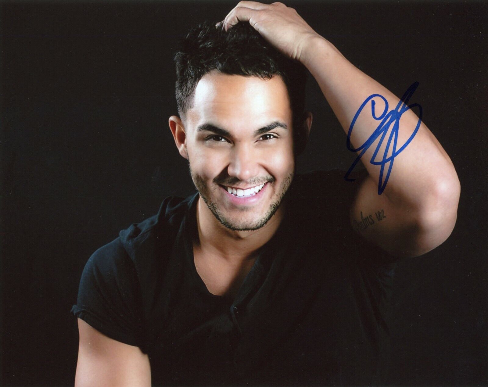 ~~ CARLOS PENAVEGA Authentic Hand-Signed Big Time Rush