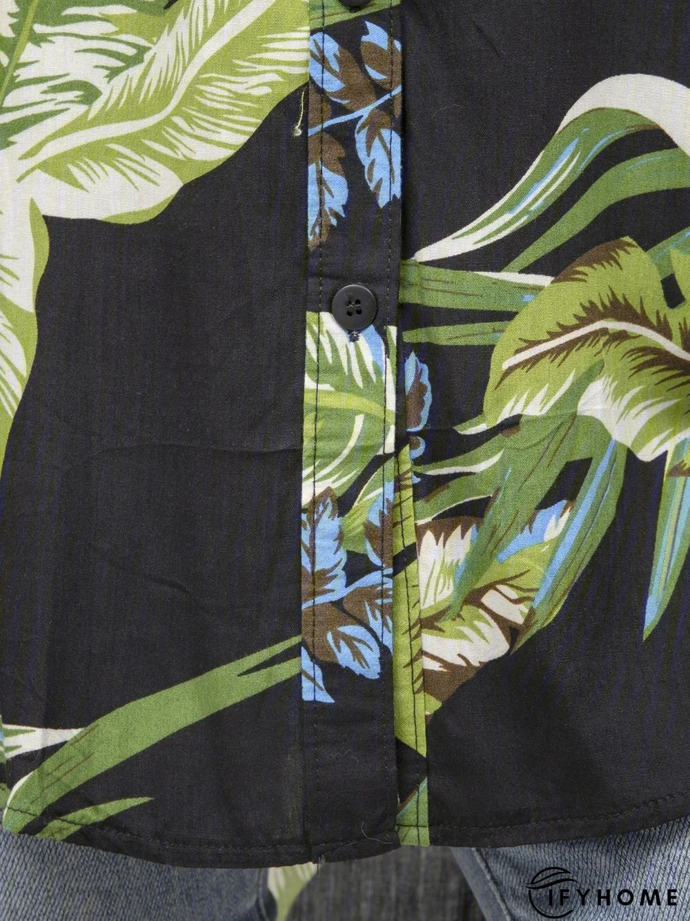 Black Cotton Boho Tops Tunics | IFYHOME