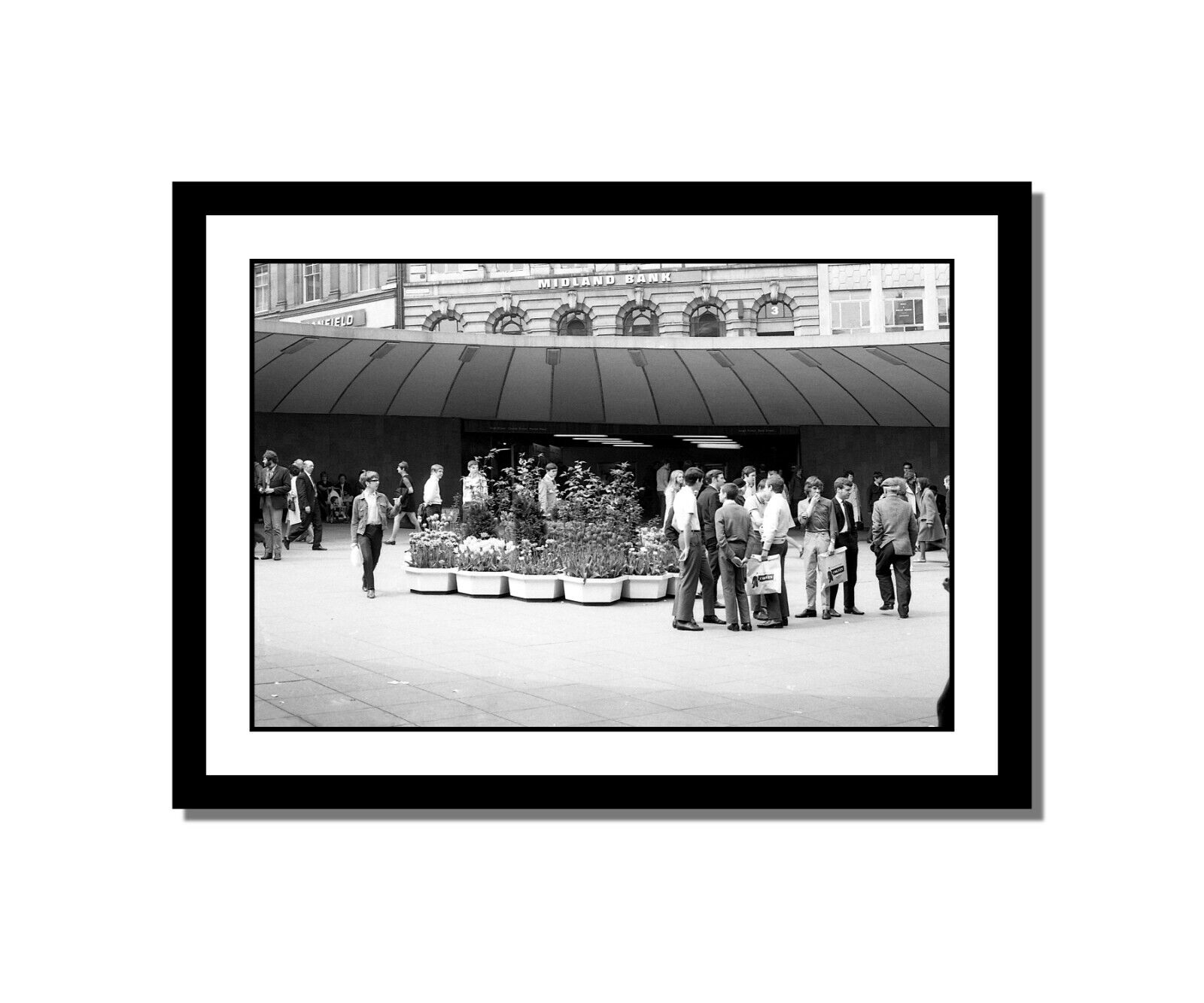 Framed Image of Sheffield - 18x12 inch Framed Iconic Photo Poster painting - Hole In The Road #2